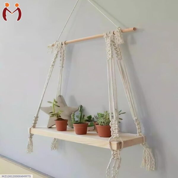 Handmade Macrame Wall shelf - Image 10