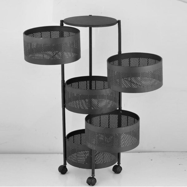 5 Layered Rotatable Fruit Basket - Image 3