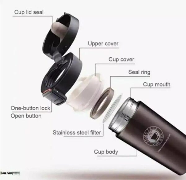 Insulated Travel Coffee Mug - Image 4