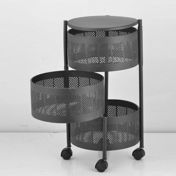 3 Layered Rotateable Fruit Basket - Image 5