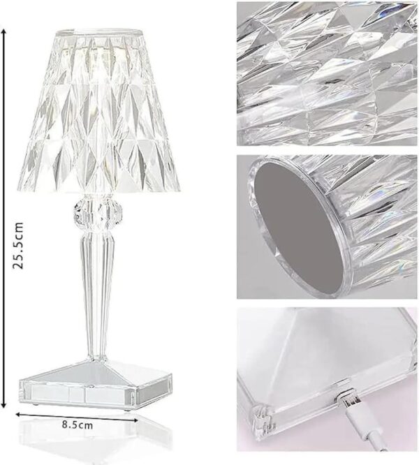 Rechargeable Table Lamp - 5 Watts LED Lighting - Image 2