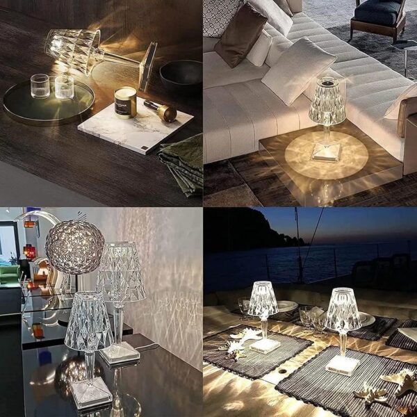 Rechargeable Table Lamp - 5 Watts LED Lighting - Image 7