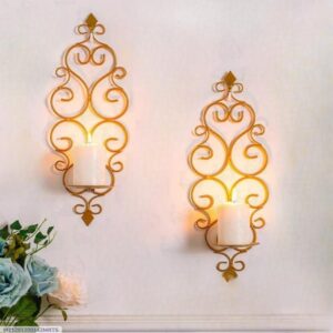 2 Pcs of Unique Design Wooden Shelve Wall Art