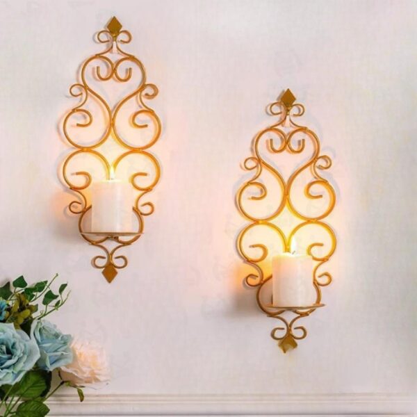 2 Pcs of Unique Design Wooden Shelve Wall Art - Image 3